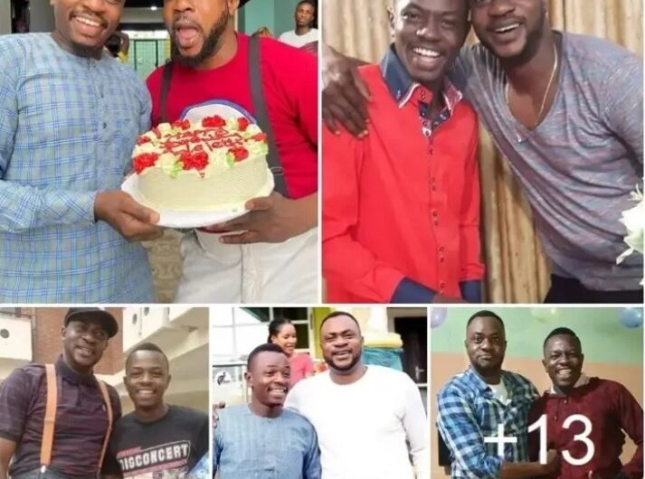 Nollywood Actor Odunlade Adekola Celebrates His Lookalike Brother On His Birthday As He Clock New Age, Shares Lovely and Adorable Pictures (Photos)