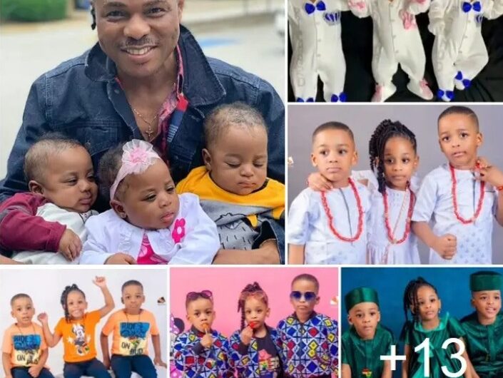 “My Triplet At Five” Popular Gospel Singer, Yinka Ayefele Rejoice As He Celebrate His Triplet Birthday Today As They Clock 5years Old (Photos) ‎