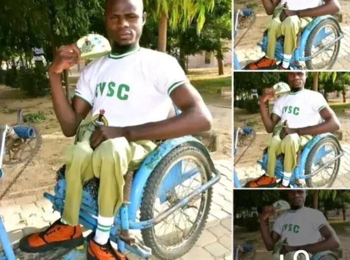 Congratulations To Disabled Man Bags Degree In Computer Science, Serves His Country (Photos)